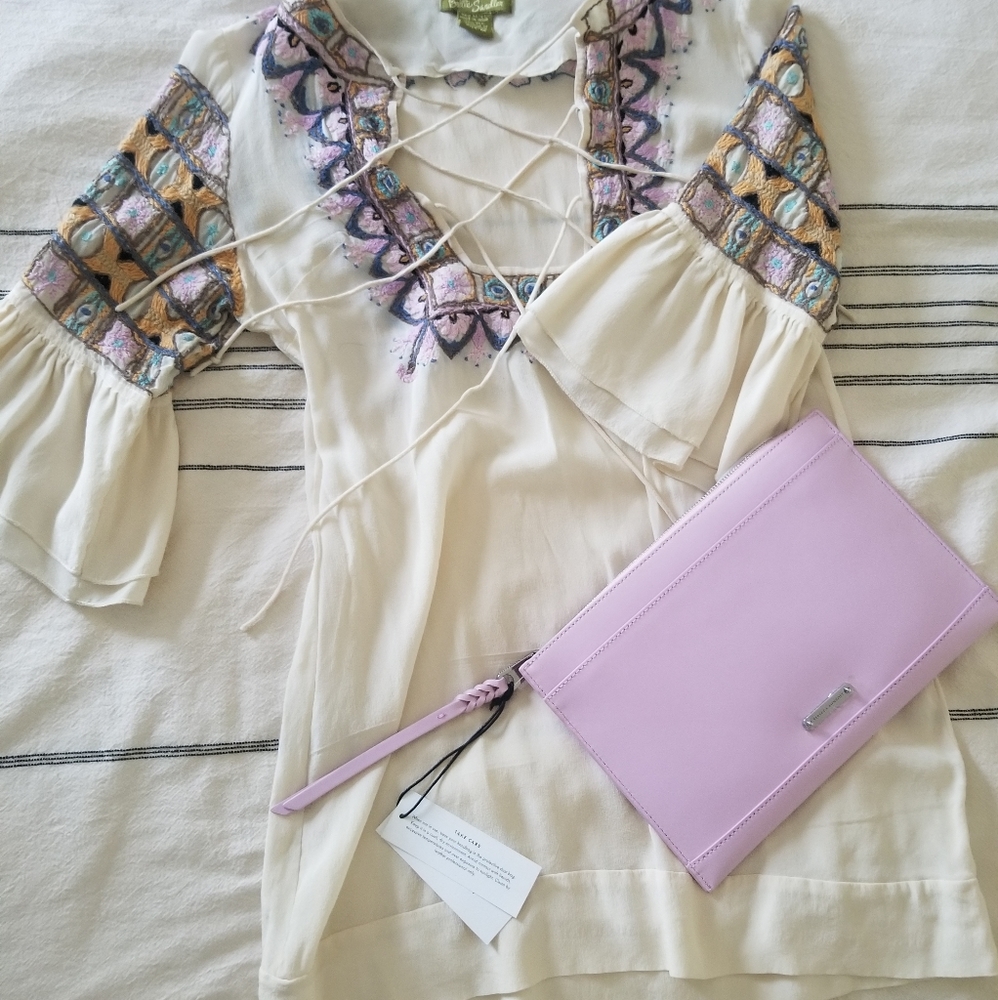 Silk pastel tunic